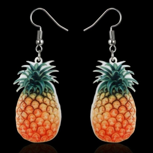 Pineapple Earrings - Picture 4 of 7